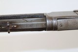 SPEC ORDER 28-Inch Barrel Antique Winchester 1873 Made 1888 w Tooled Leather Scabbard in .32 WCF - 8 of 19