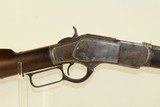 SCARCE Antique .22 Cal WINCHESTER 1873 Lever Rifle FEWER THAN 20K MADE! First US .22 REPEATING RIFLE! - 24 of 25