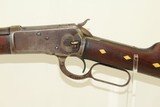 IVORY INLAID WINCHESTER 1892 .25-20 WCF Carbine
1910 Made Carbine with Nice Period Décor! - 4 of 23