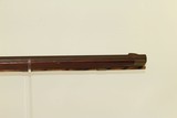 KENTUCKY Style AMERICAN LONG RIFLE Full-Stock Percussion Rifle Manufactured Circa the 1850s - 6 of 21