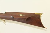 KENTUCKY Style AMERICAN LONG RIFLE Full-Stock Percussion Rifle Manufactured Circa the 1850s - 18 of 21