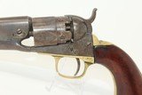 1862 CIVIL WAR Antique COLT 1862 POLICE Revolver Sleek, Original 5-Shot .36 Caliber Cap & Ball Pistol! - 3 of 16