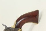 1862 CIVIL WAR Antique COLT 1862 POLICE Revolver Sleek, Original 5-Shot .36 Caliber Cap & Ball Pistol! - 2 of 16