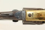 1862 CIVIL WAR Antique COLT 1862 POLICE Revolver Sleek, Original 5-Shot .36 Caliber Cap & Ball Pistol! - 11 of 16