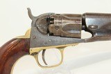 1862 CIVIL WAR Antique COLT 1862 POLICE Revolver Sleek, Original 5-Shot .36 Caliber Cap & Ball Pistol! - 15 of 16