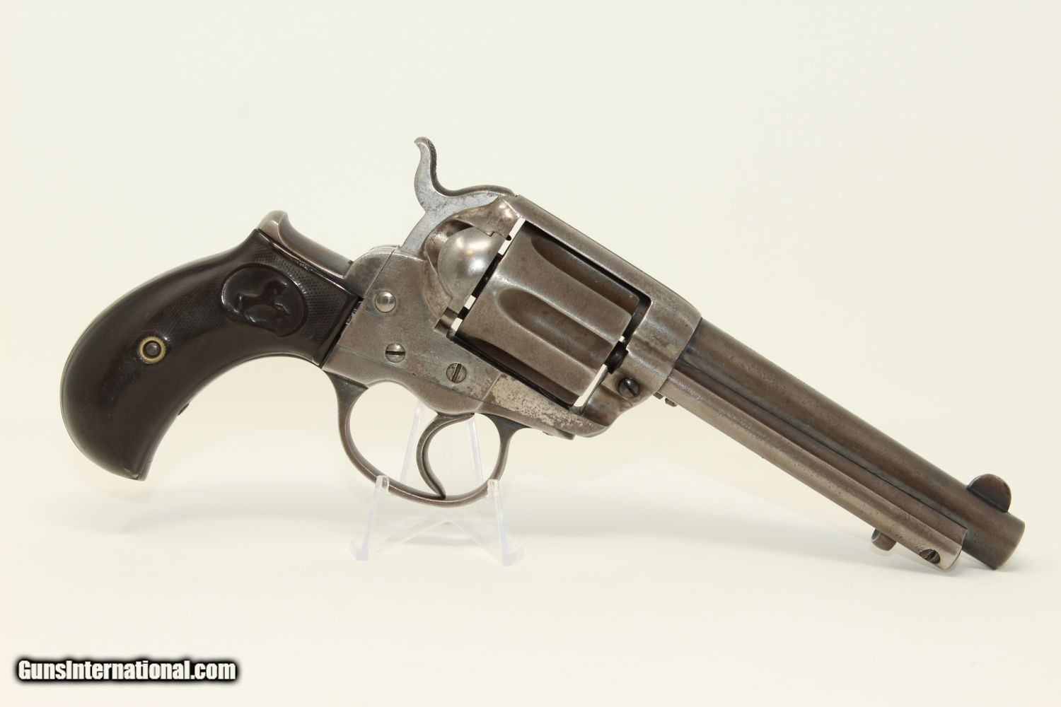 1891 Antique Colt M1877 “lightning” 38 Revolver Double Action 38 Colt Made In 1891 1474