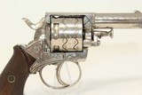 ENGRAVED British “BULLDOG” DA .44 Cal Revolver C&R Liege Proofed Double Action Self Defense Revolver! - 14 of 15