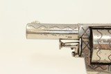 ENGRAVED British “BULLDOG” DA .44 Cal Revolver C&R Liege Proofed Double Action Self Defense Revolver! - 4 of 15