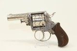 ENGRAVED British “BULLDOG” DA .44 Cal Revolver C&R Liege Proofed Double Action Self Defense Revolver! - 1 of 15