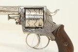 ENGRAVED British “BULLDOG” DA .44 Cal Revolver C&R Liege Proofed Double Action Self Defense Revolver! - 3 of 15