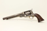 CIVIL WAR Antique Eli WHITNEY NAVY .36 Revolver Solid Frame Revolver of Fordyce Beals Lineage - 1 of 19