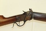 US .22 TRAINER WINCHESTER 1885 Low Wall WINDER Scarce Rifle with US Ordnance Flaming Bomb! - 23 of 25