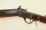 US .22 TRAINER WINCHESTER 1885 Low Wall WINDER Scarce Rifle with US Ordnance Flaming Bomb! - 4 of 25