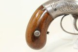 ANTIQUE c1850 Allen & Thurber Bar Hammer PEPPERBOX First American Double Action Revolving Pistol - 15 of 17