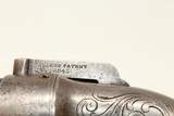 ANTIQUE c1850 Allen & Thurber Bar Hammer PEPPERBOX First American Double Action Revolving Pistol - 6 of 17