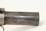 ANTIQUE c1850 Allen & Thurber Bar Hammer PEPPERBOX First American Double Action Revolving Pistol - 17 of 17
