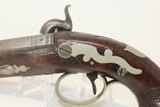 CASED & Engraved WURFFLEIN Made DERINGER Pistol German American Immigrant Gunmaker from Philadelphia - 13 of 19