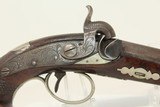 CASED & Engraved WURFFLEIN Made DERINGER Pistol German American Immigrant Gunmaker from Philadelphia - 4 of 19