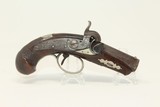 CASED & Engraved WURFFLEIN Made DERINGER Pistol German American Immigrant Gunmaker from Philadelphia - 2 of 19