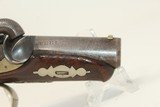 CASED & Engraved WURFFLEIN Made DERINGER Pistol German American Immigrant Gunmaker from Philadelphia - 5 of 19