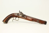 HESSIAN Antique TARGET Pistol by G&W PISTOR Beautifully Made GERMAN Muzzle Loading Pistol - 1 of 18