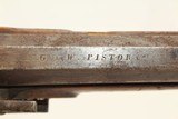 HESSIAN Antique TARGET Pistol by G&W PISTOR Beautifully Made GERMAN Muzzle Loading Pistol - 9 of 18