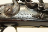 REVOLUTIONARY Era BRITISH BARBAR Flintlock Pistol Made Circa the Late-18th Century - 6 of 17