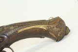 Ornate OTTOMAN Miquelet Flintlock BELT PISTOL Late 18th Century Miquelet Pistol - 13 of 15