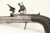 ENGLISH Antique J. CLAY FLINTLOCK Pocket Pistol Early 19th Century Conceal Carry Gun - 3 of 16