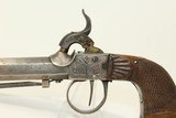 BRACE of Antique Engraved .50 Cal. EUROPEAN Pistols HANDSOME Mid-19th Century Defensive Guns - 7 of 25