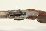 BRACE of Antique Engraved .50 Cal. EUROPEAN Pistols HANDSOME Mid-19th Century Defensive Guns - 12 of 25