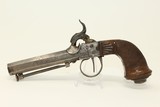BRACE of Antique Engraved .50 Cal. EUROPEAN Pistols HANDSOME Mid-19th Century Defensive Guns - 3 of 25