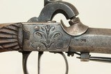 BRACE of Antique Engraved .50 Cal. EUROPEAN Pistols HANDSOME Mid-19th Century Defensive Guns - 21 of 25