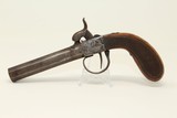 BREECH Load BELGIAN Antique POCKET PISTOL Mid-19th Century HIDEOUT Carry Gun in .50 - 1 of 16