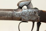 BREECH Load BELGIAN Antique POCKET PISTOL Mid-19th Century HIDEOUT Carry Gun in .50 - 8 of 16