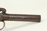 BREECH Load BELGIAN Antique POCKET PISTOL Mid-19th Century HIDEOUT Carry Gun in .50 - 15 of 16