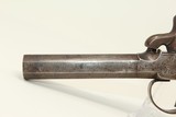 BREECH Load BELGIAN Antique POCKET PISTOL Mid-19th Century HIDEOUT Carry Gun in .50 - 4 of 16