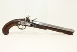 VIRGINIA Marked American FLINTLOCK MILITIA Pistol WAR of 1812 Period Virginia Marked Sidearm - 1 of 16