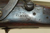 ENGRAVED London Proofed BRASS Barrel BLUNDERBUSS RIMES Marked British Flintlock to Percussion Cannon Barrel - 8 of 21