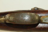 ENGRAVED London Proofed BRASS Barrel BLUNDERBUSS RIMES Marked British Flintlock to Percussion Cannon Barrel - 13 of 21