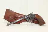 TRAPPER MODEL .22LR Revolver EMBOSSED HOLSTER H&R Solid Frame Double Action .22 Long Rifle C&R - 1 of 23