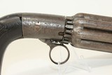 8-SHOT Antique BELGIAN Mariette PEPPERBOX Revolver Fantastic Ring Trigger Underhammer Revolver! - 16 of 17