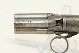 TINY .22 Cap & Ball PEPPERBOX by AUGUSTE FRANCOTTE
Vest-Pocket Sized Pepperbox Revolver with Ring Trigger! - 5 of 16