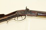 TYRON Half Stock .40 Caliber American LONG RIFLE ELK COUNTY, Pa. Style Manufactured by “TYRON of Philadelphia” - 4 of 24