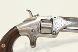 Rare PATENT INFRINGEMENT .22 Revolver by MANHATTAN Engraved & Very Similar to Smith & Wesson No. 1! - 15 of 16