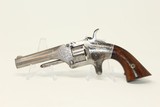 Rare PATENT INFRINGEMENT .22 Revolver by MANHATTAN Engraved & Very Similar to Smith & Wesson No. 1! - 1 of 16