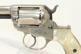 PEARL GRIPPED Antique Colt LIGHTNING .38 Revolver 1881 ETCHED PANEL “SHERIFF’S MODEL”! - 3 of 18
