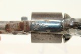 CIVIL WAR Era MOORE’S PATENT Teat-Fire Revolver
Engraved Revolver That Circumvented S&W’s Patents - 10 of 18