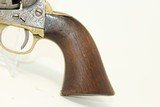 Engraved CIVIL WAR Antique COLT 1861 NAVY RevolverBeautifully ENGRAVED Civil War Made in 1864 - 1 of 19