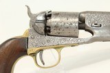 Engraved CIVIL WAR Antique COLT 1861 NAVY RevolverBeautifully ENGRAVED Civil War Made in 1864 - 17 of 19
